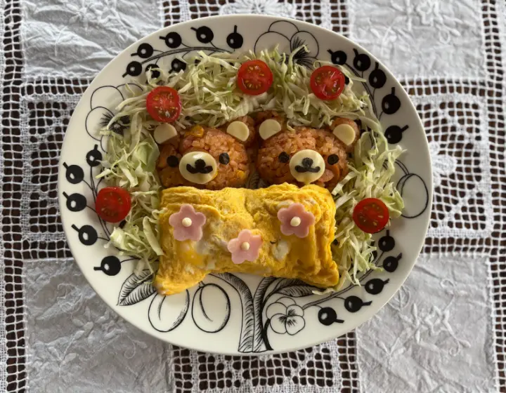 くまちゃんオムライス
