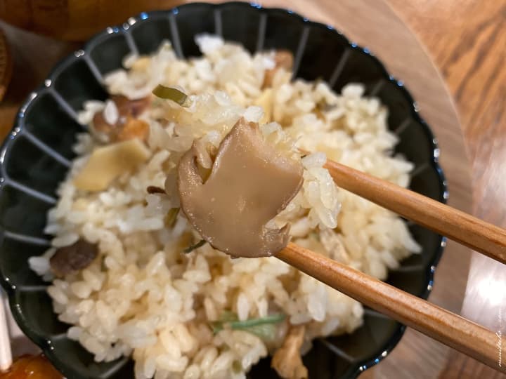 松茸ごはん